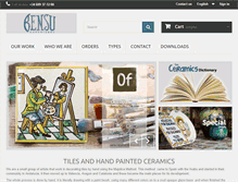 Tablet Screenshot of ceramicsbensu.es